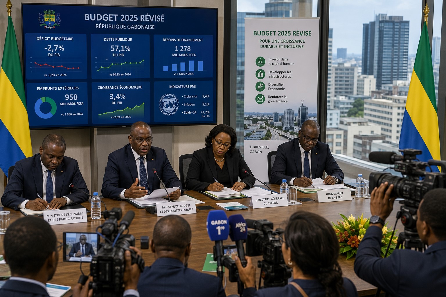 Gabon Revises 2026 Budget as Borrowing Plans Put Economic Strategy Under Pressure