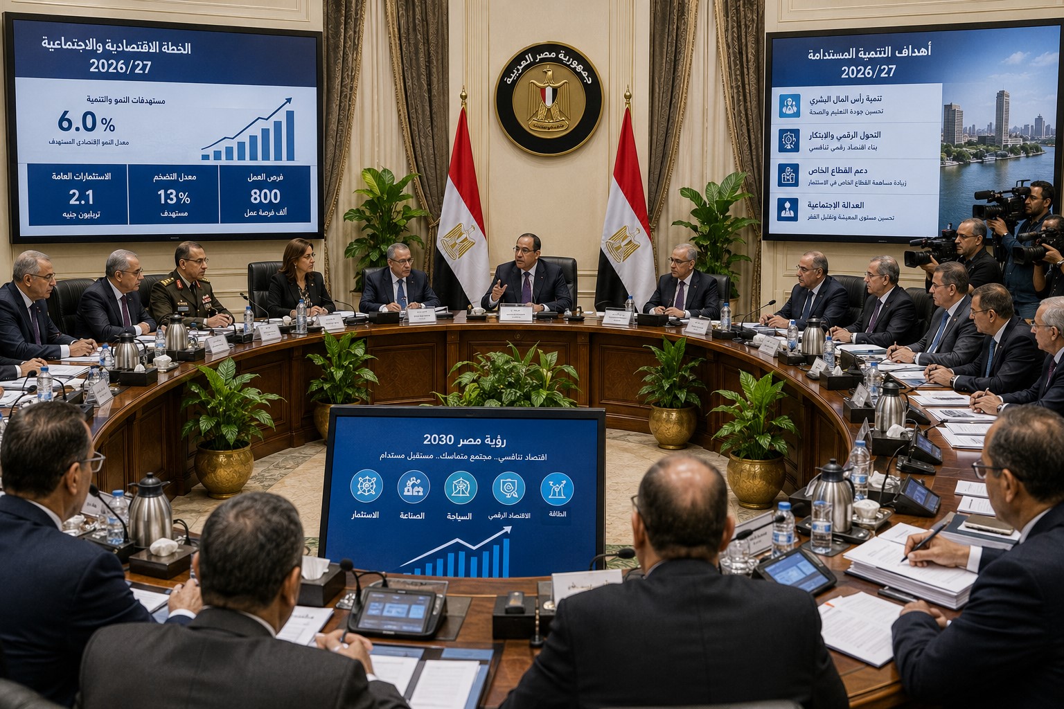 BREAKING: Egypt Approves New Economic and Social Development Plan for 2026/27