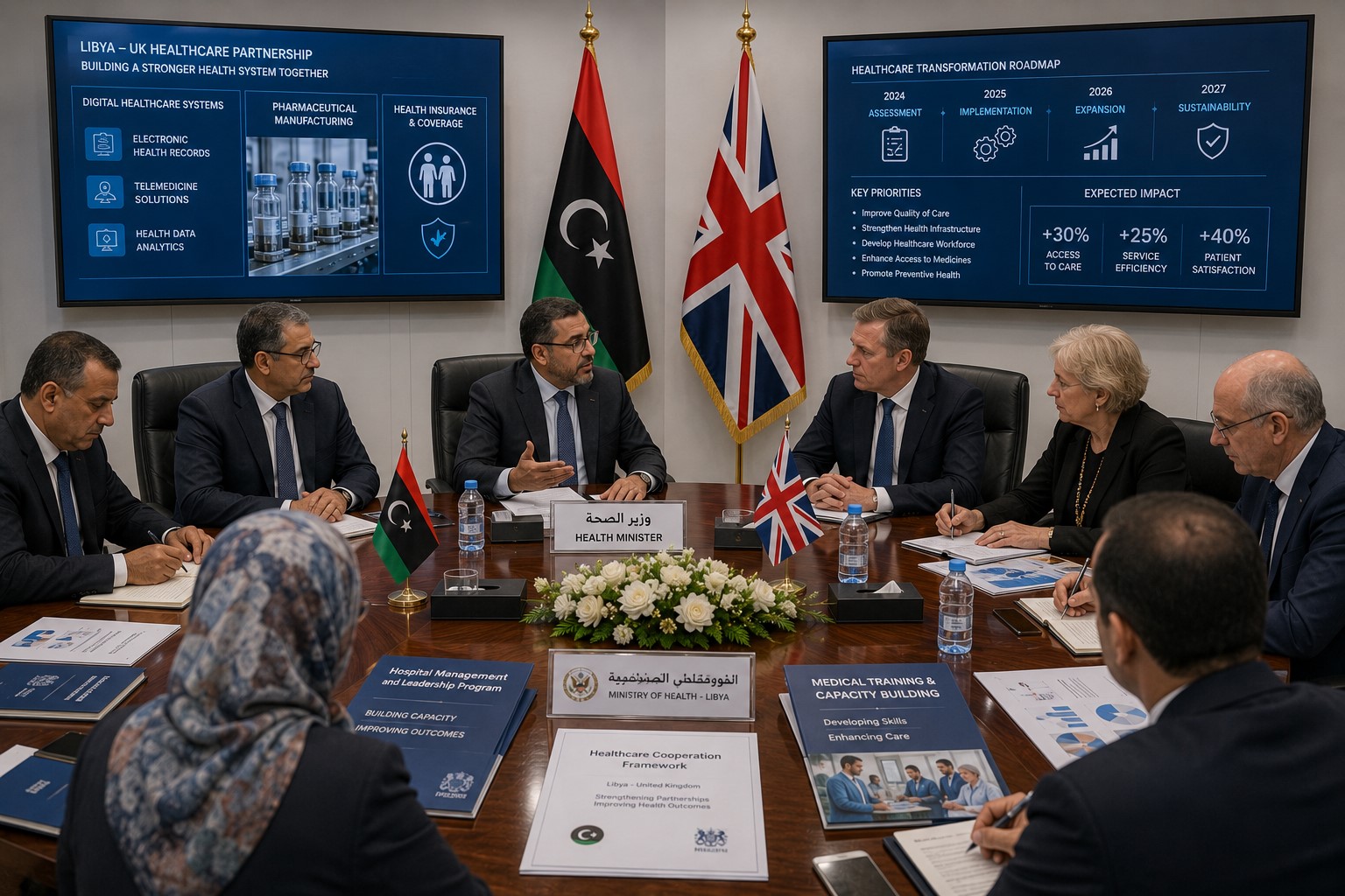 Libya and UK Expand Healthcare Cooperation to Strengthen Medical Services