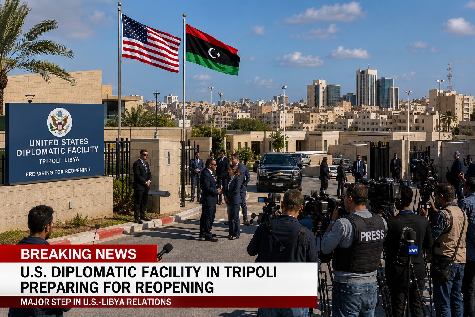 BREAKING: United States Pushes Ahead With Plans to Reopen Embassy in Libya