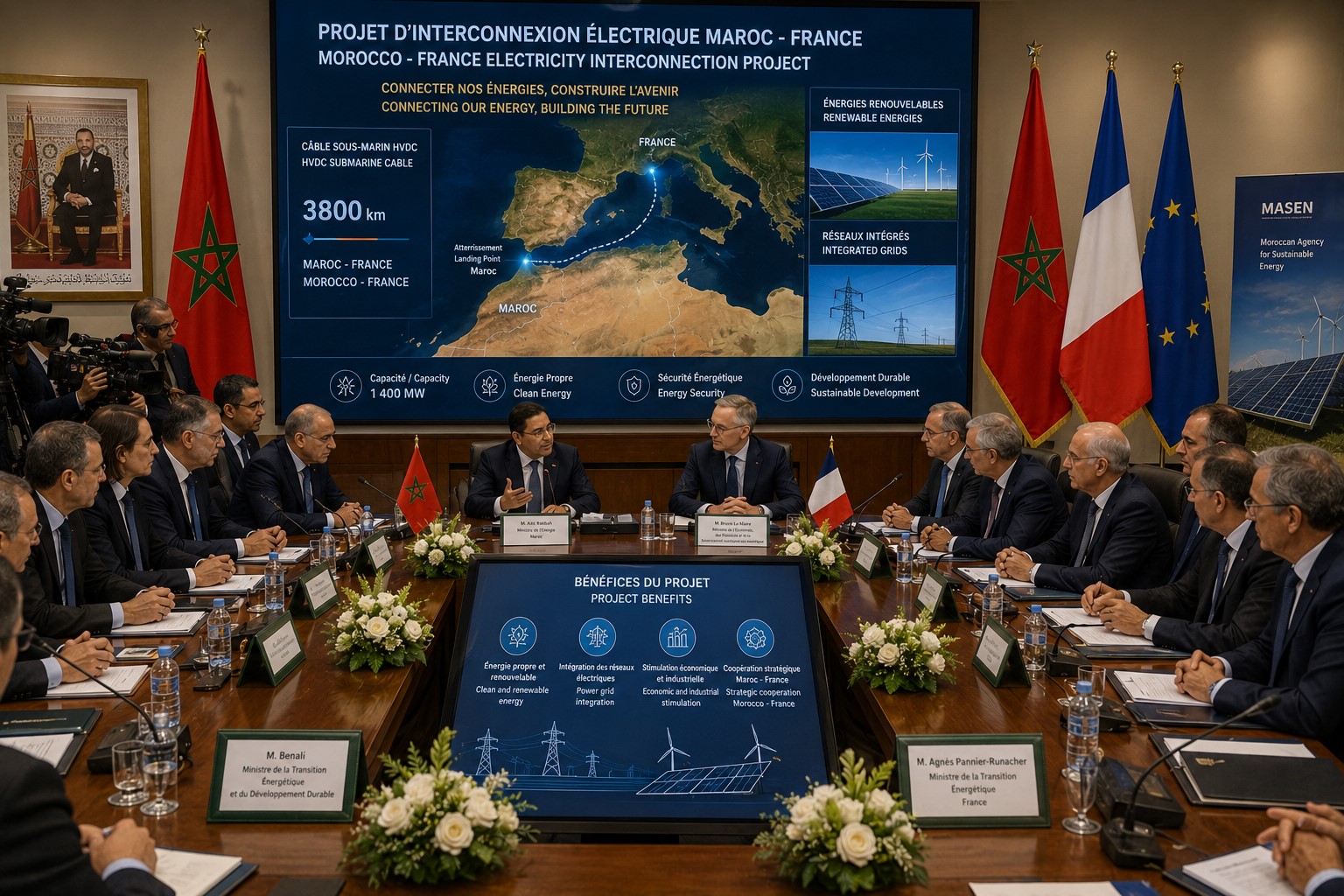 Morocco and France Advance Direct Electricity Link in Major Renewable Energy Push