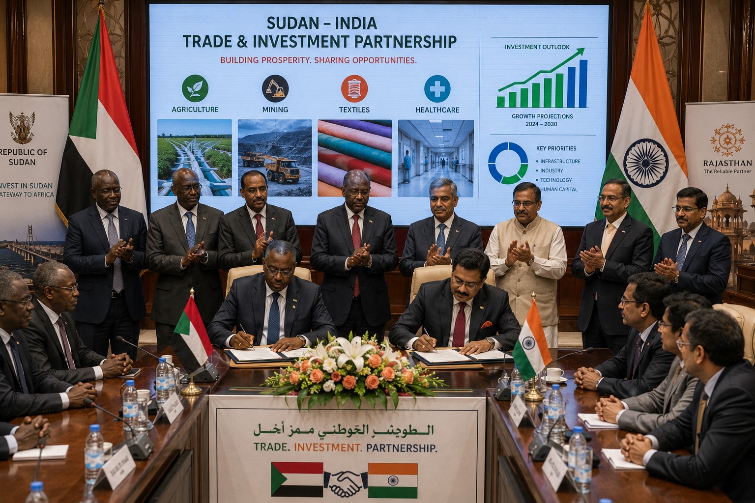 Sudan Strengthens India Business Ties Through Rs 482 Crore Trade and Investment Agreements