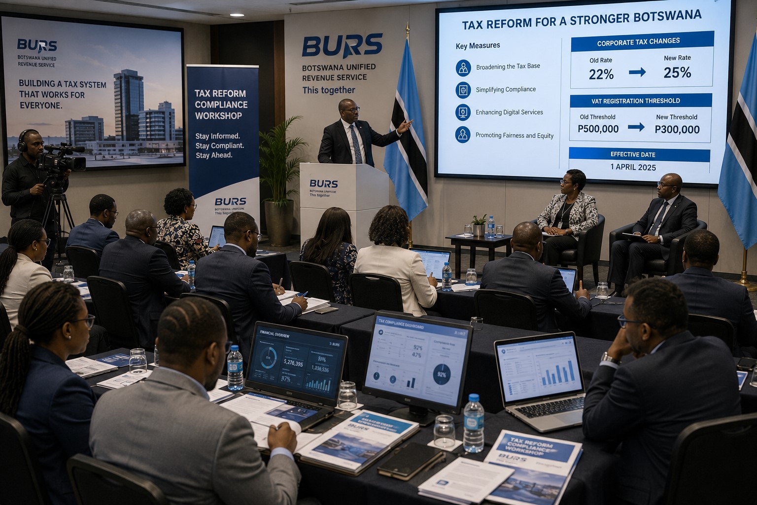 Botswana Businesses Face New Tax Compliance Era as BURS Expands Private-Sector Support