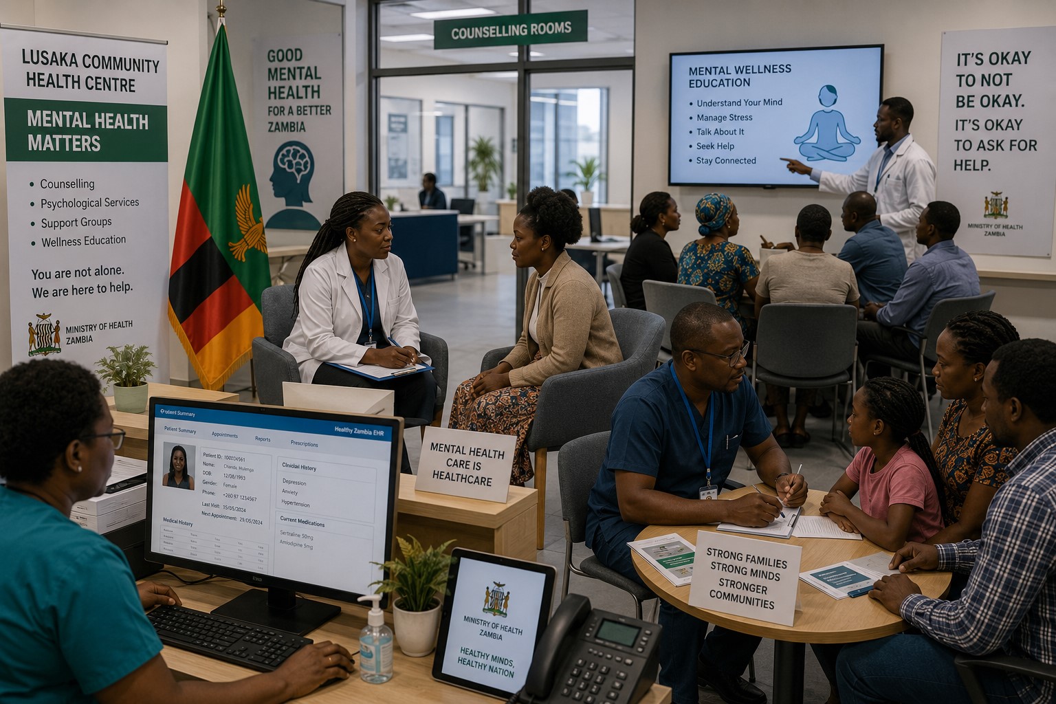 Zambia Expands Community Mental Health Services to Improve Public Well-Being