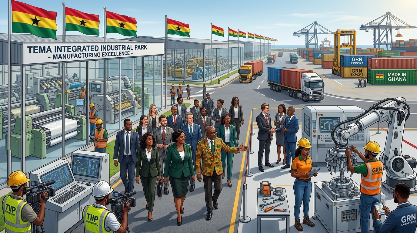 Ghana Launches Tema Integrated Industrial Park to Boost Manufacturing and Jobs