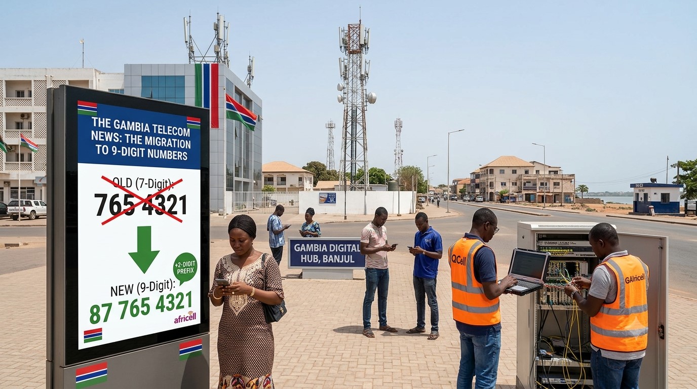 Gambia to Introduce Nine-Digit Mobile Numbers From September 4
