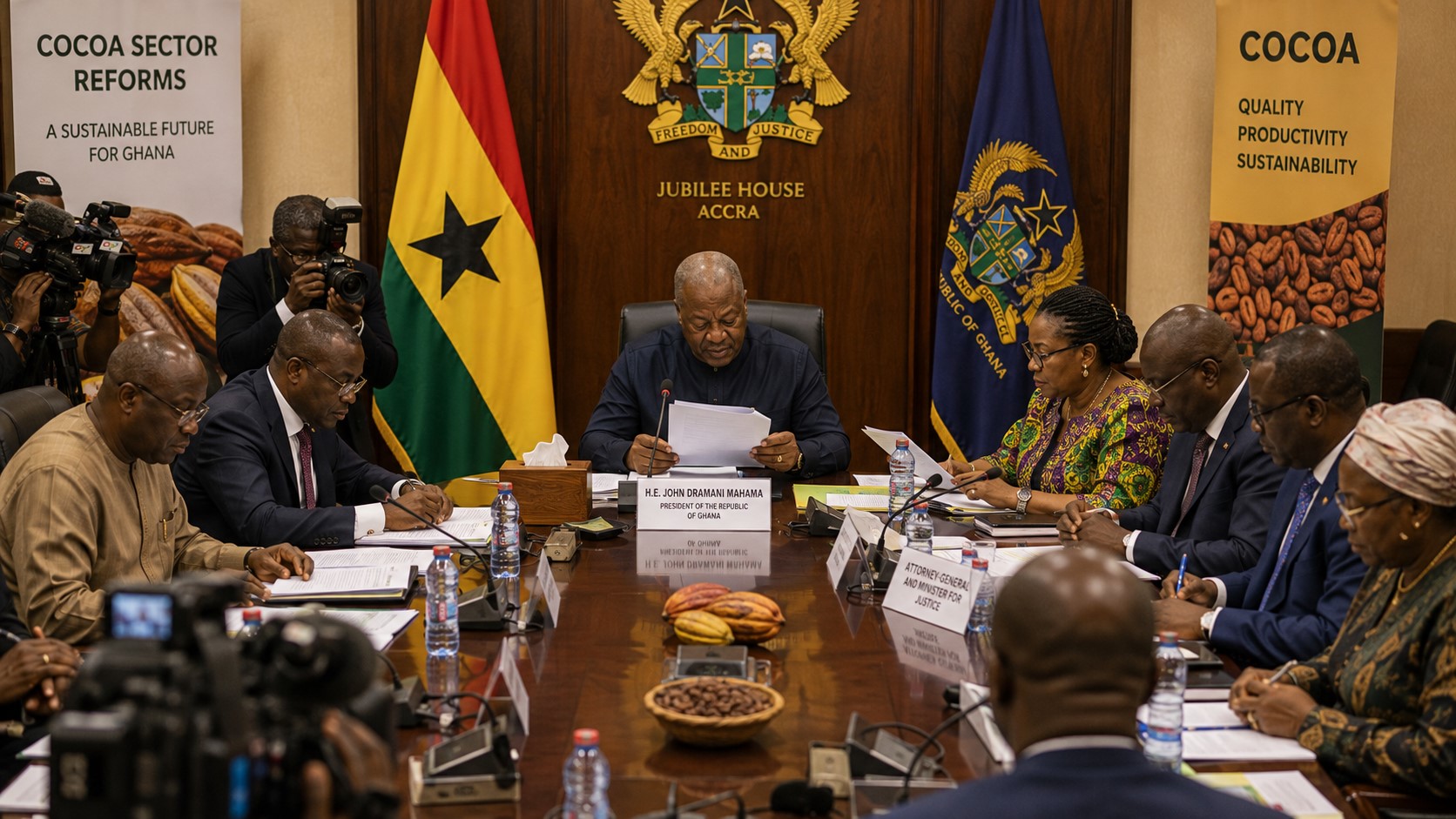 NPP Urges Mahama to Hold Off on Ghana Cocoa Board Bill