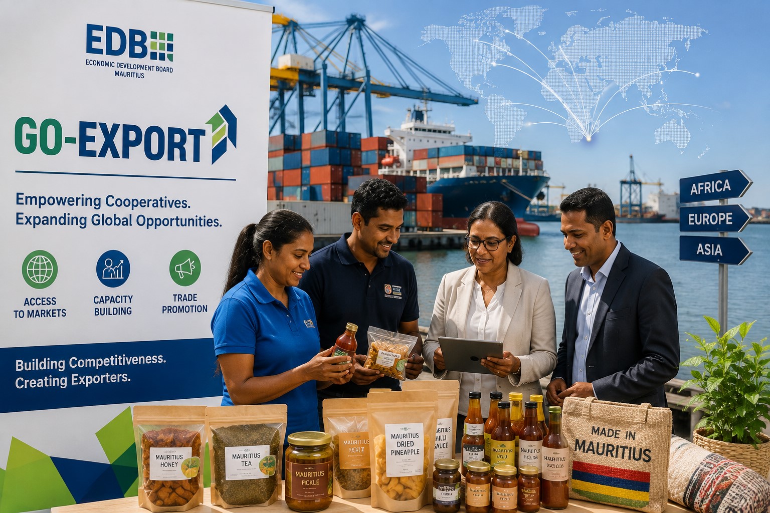 Maurice : le programme Go-Export veut propulser les coopératives vers les marchés internationaux