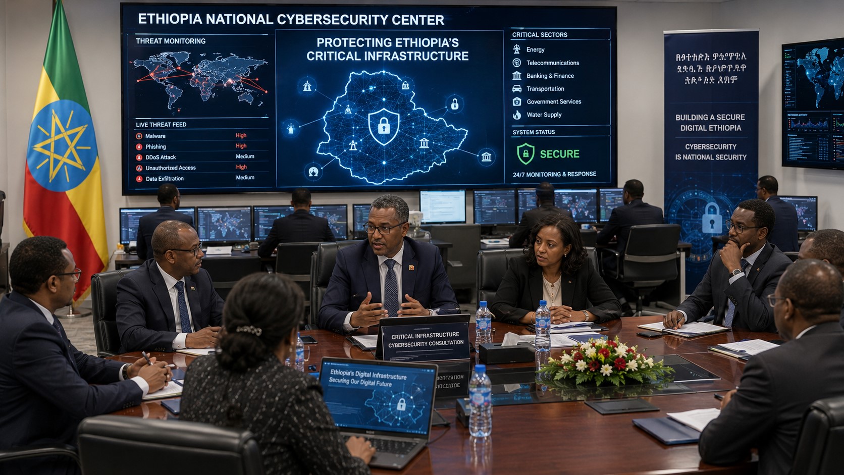 Ethiopia Steps Up Critical Infrastructure Cybersecurity Push