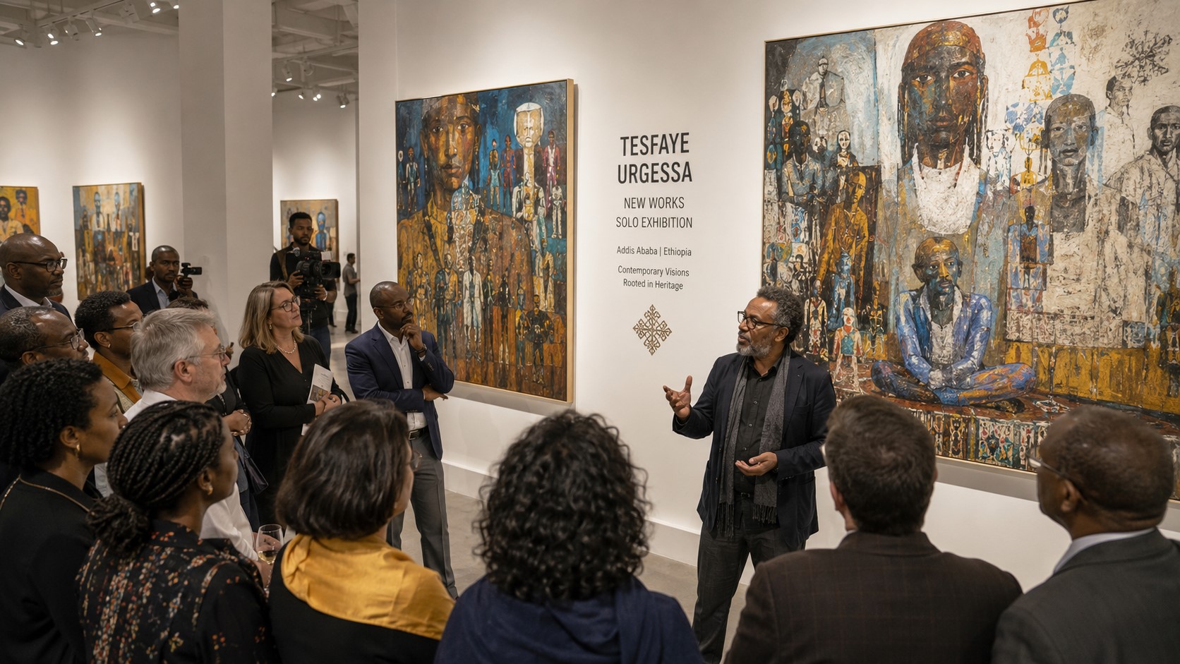 Ethiopian Artist Tesfaye Urgessa Gains Global Spotlight With White Cube Representation