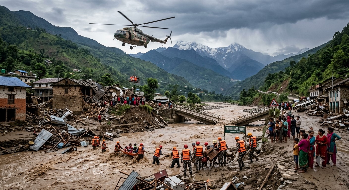 Death Toll Exceeds 900 as Search Continues for Thousands Missing in Nepal Floods
