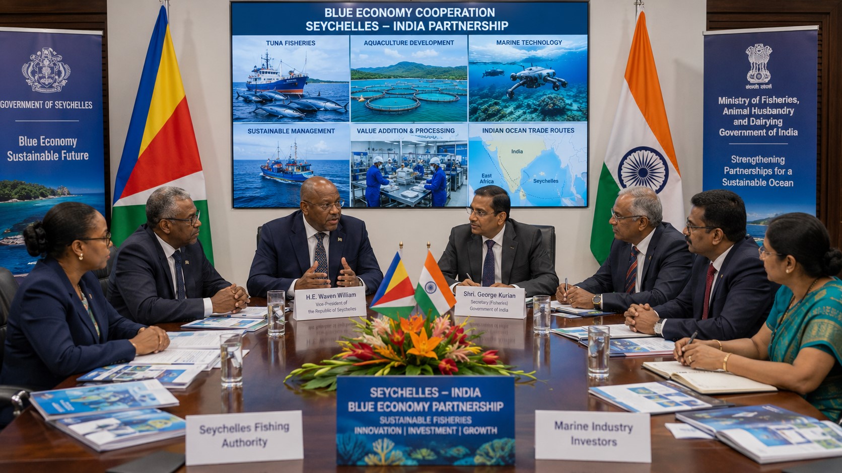 Seychelles and India Deepen Fisheries and Blue Economy Investment Push