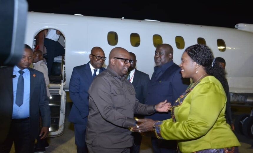 DRC Senate President Sama Lukonde Represents Tshisekedi at Hakainde Hichilema’s Inauguration in Lusaka