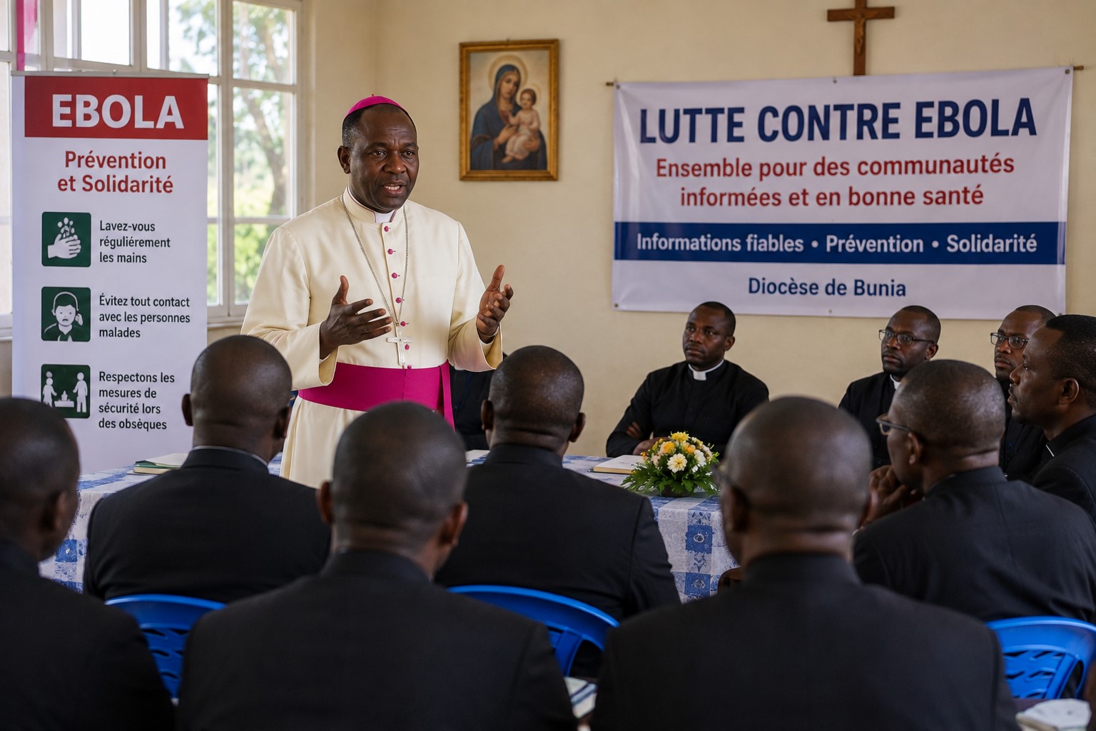 DR Congo Bishop Mobilizes Priests to Combat Ebola Rumors and Misinformation