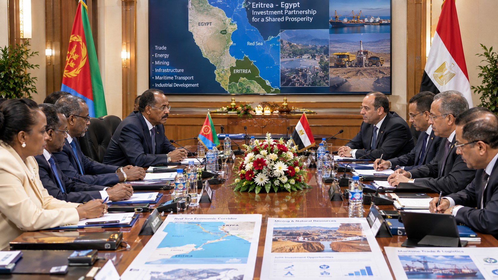 Eritrea and Egypt Deepen Push for Industrial Investment and Trade