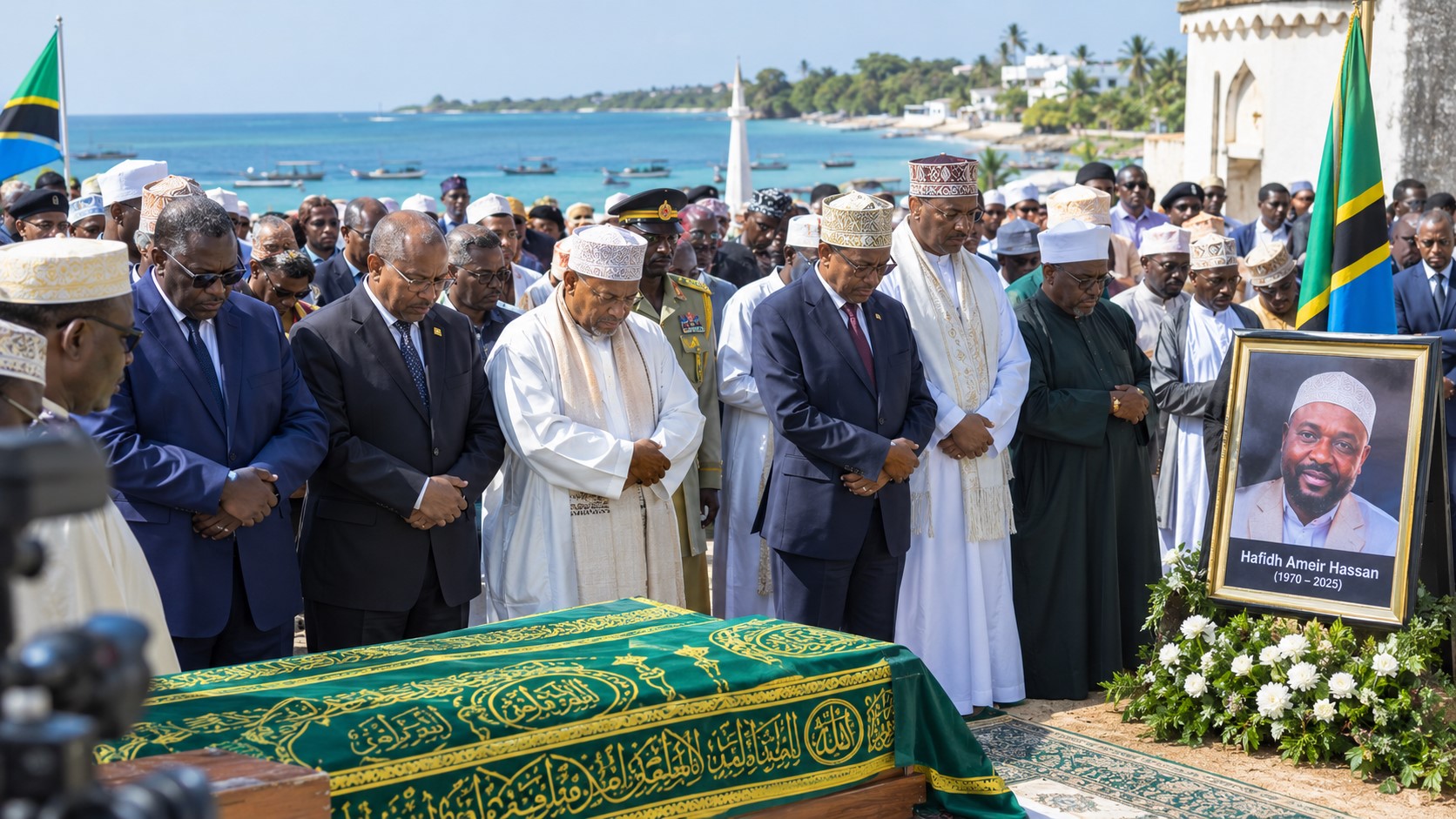 Tanzania Mourns as President Samia’s Husband Hafidh Ameir Is Buried in Zanzibar