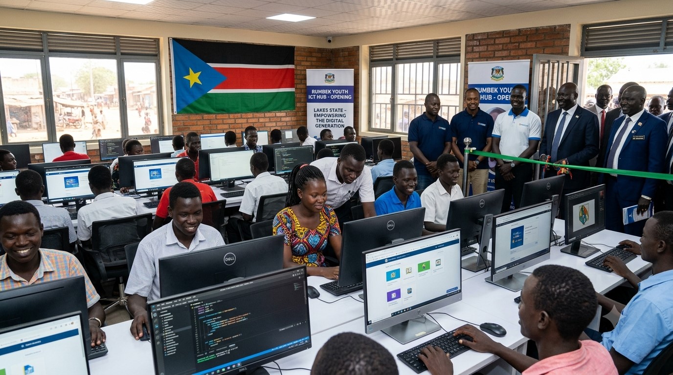 South Sudan Opens Rumbek Youth Computer Hub to Drive Digital Skills and Innovation