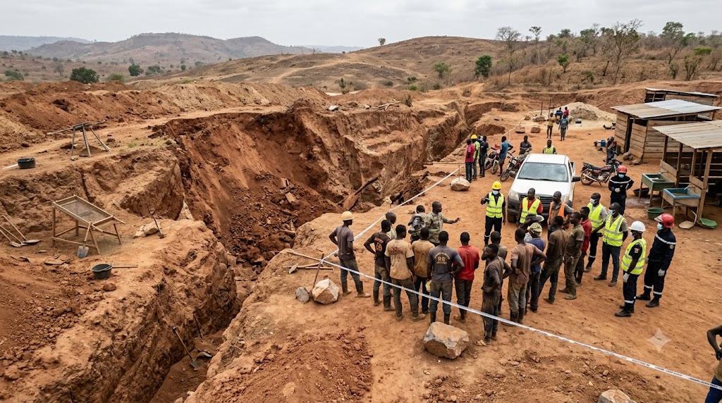 Three Dead, One Seriously Injured in Artisanal Gold Mine Collapse in Guinea