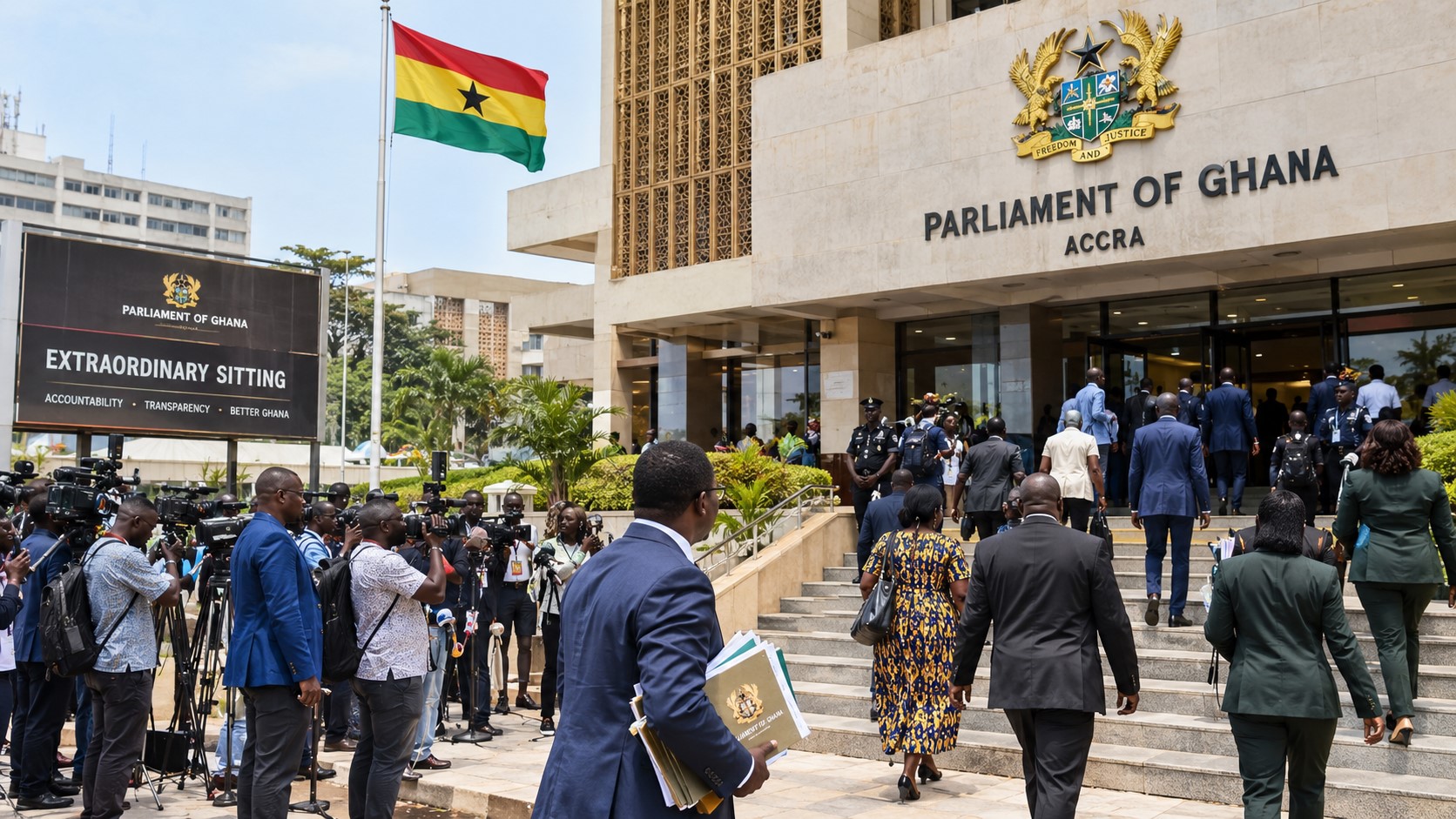 Ghana Parliament Reconvenes for Extraordinary Sitting on Drug Seizures