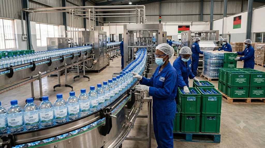 Malawi Water Business Surges as LWB Bottling Plant Generates K82 Million Monthly